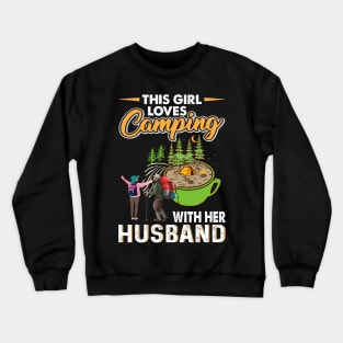 This Girl Loves Camping Crewneck Sweatshirt